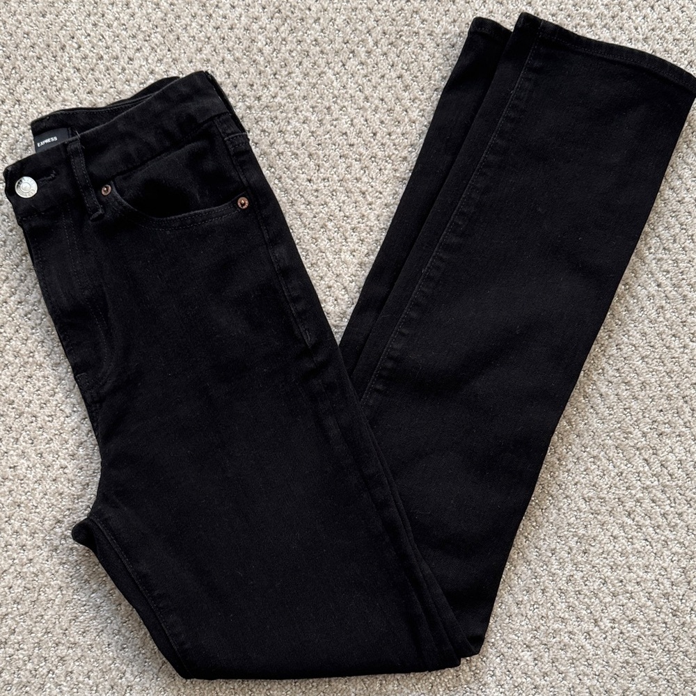 Express - 90’s Slim Super High Rise - Size Small 0/2/4 - Picture 4 of 10